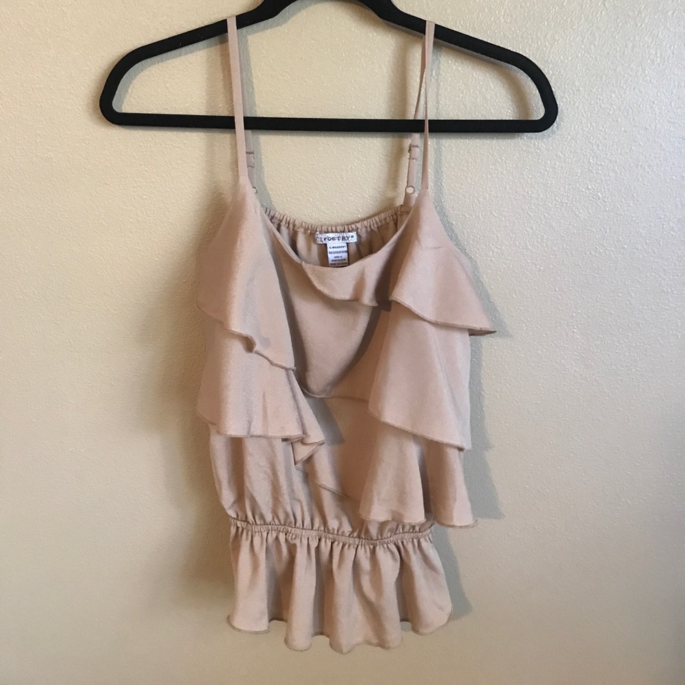 Beige Polyester Top - image 4